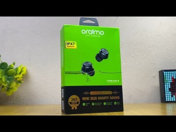 oraimo Air-Buds 3 Powerful Bass IPX7 Waterproof TWS True Wireless Earbuds